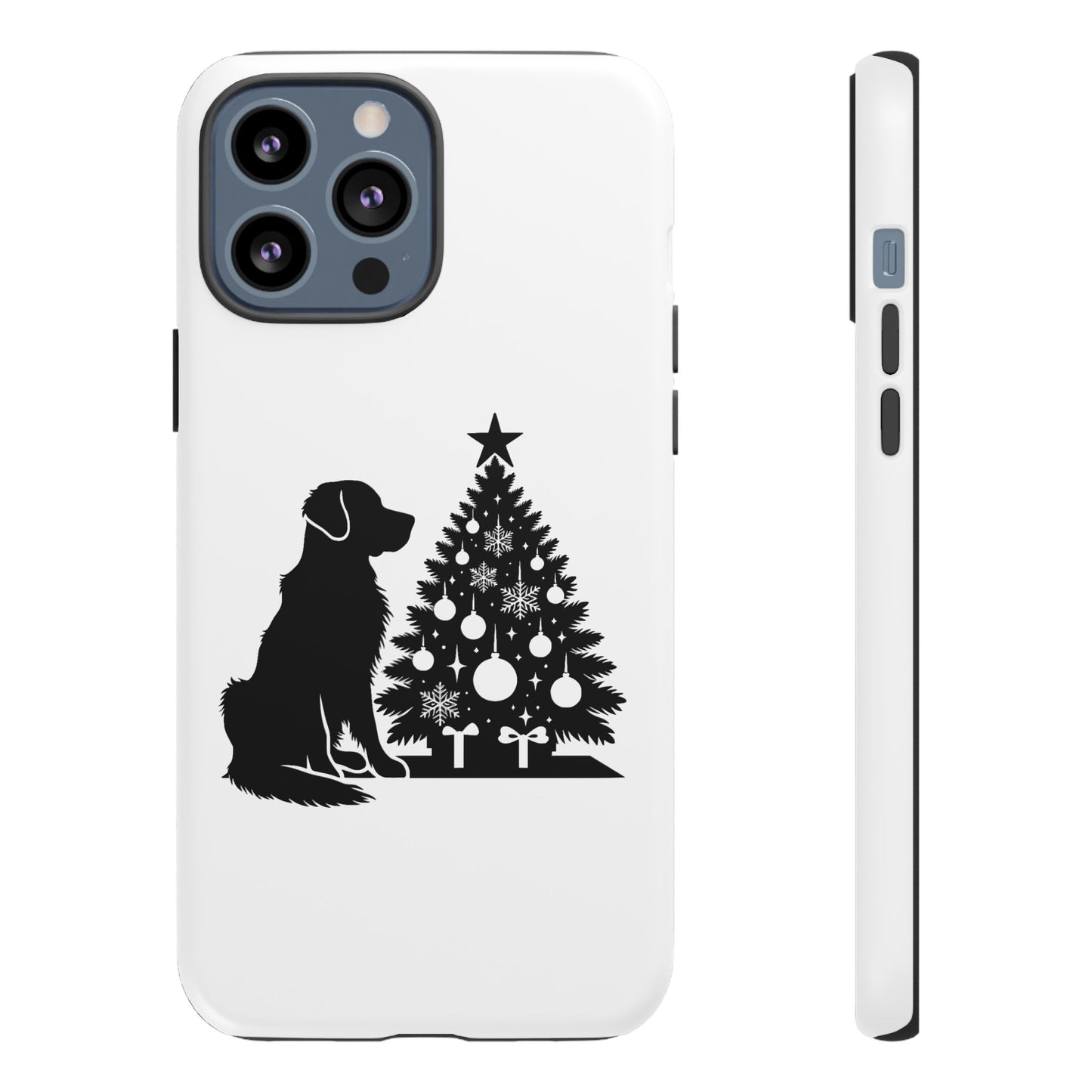 Golden Christmas Tree iPhone Case