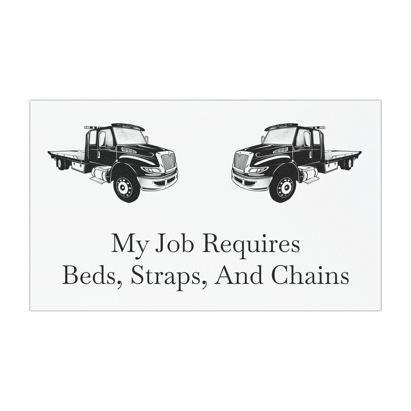 Beds, Straps, And Chains Indoor/Outdoor Magnet