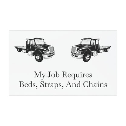 Beds, Straps, And Chains Indoor/Outdoor Magnet