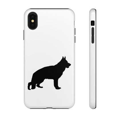 German Shepherd Silhouette iPhone Case