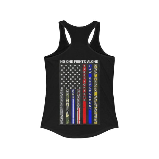 No One Fights Alone Women's Racerback Tank