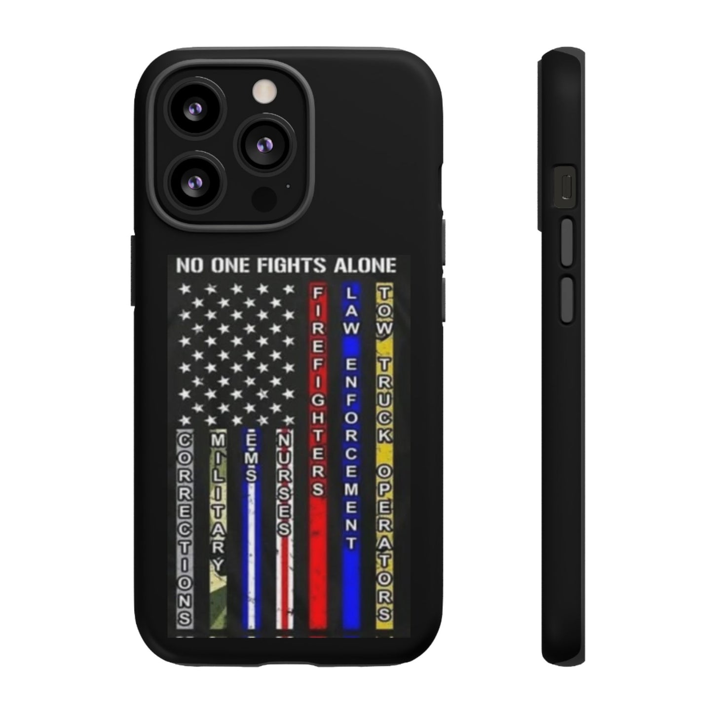 No One Fights Alone iPhone Case