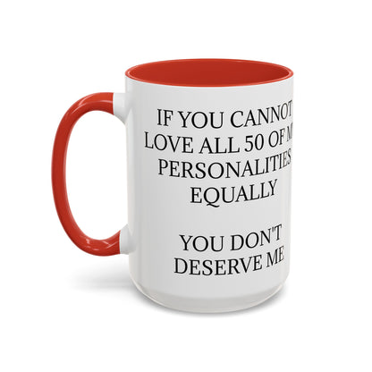 50 Personalities 2-Tone Coffee Mug