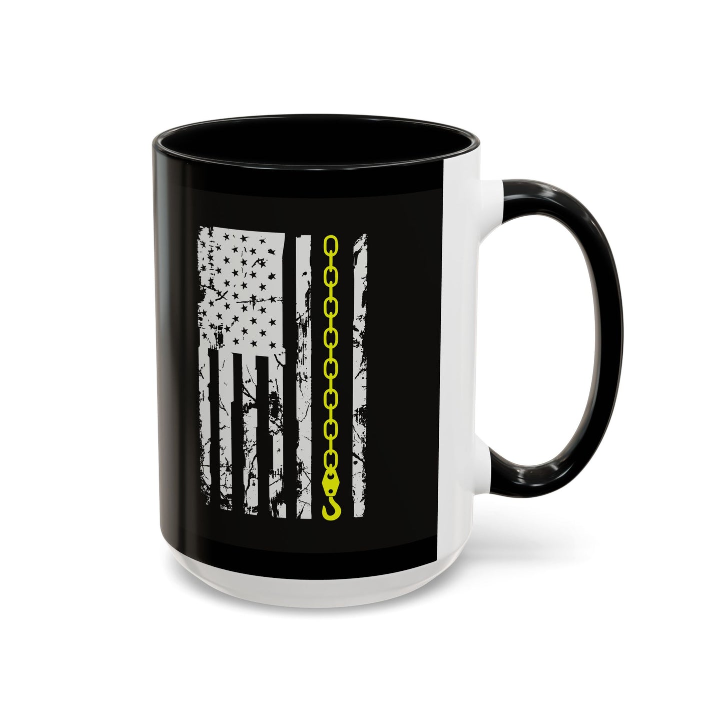 Thin Yellow Line 2-Tone Coffee Mug