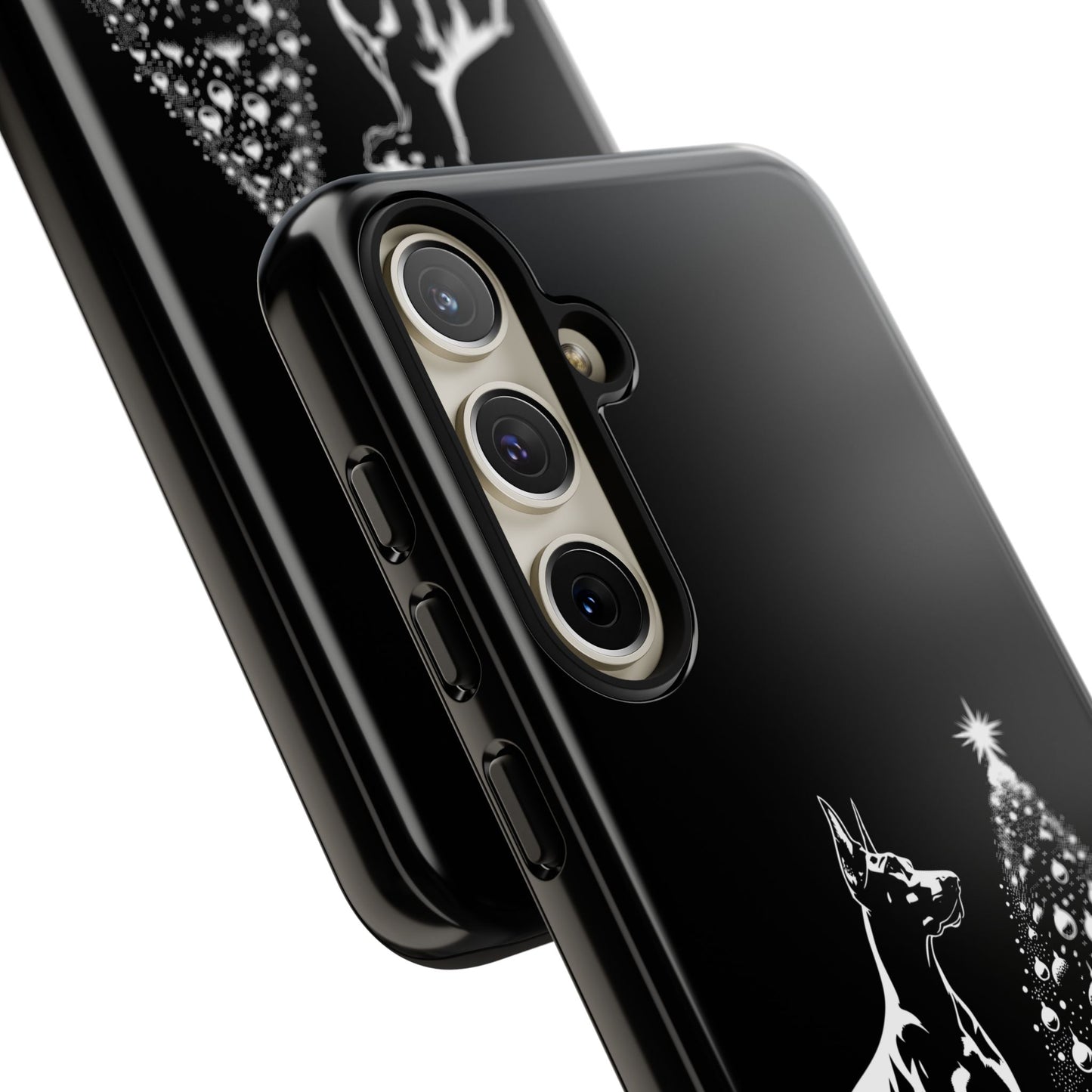 Doberman Christmas Tree Samsung Case
