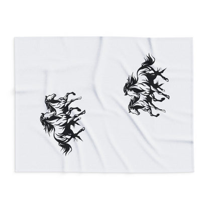 Horsin' Around Arctic Fleece Blanket