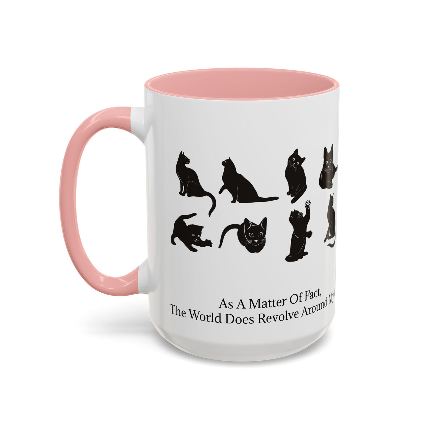 Matter Of Fact Cat 2-Tone Coffee Mug