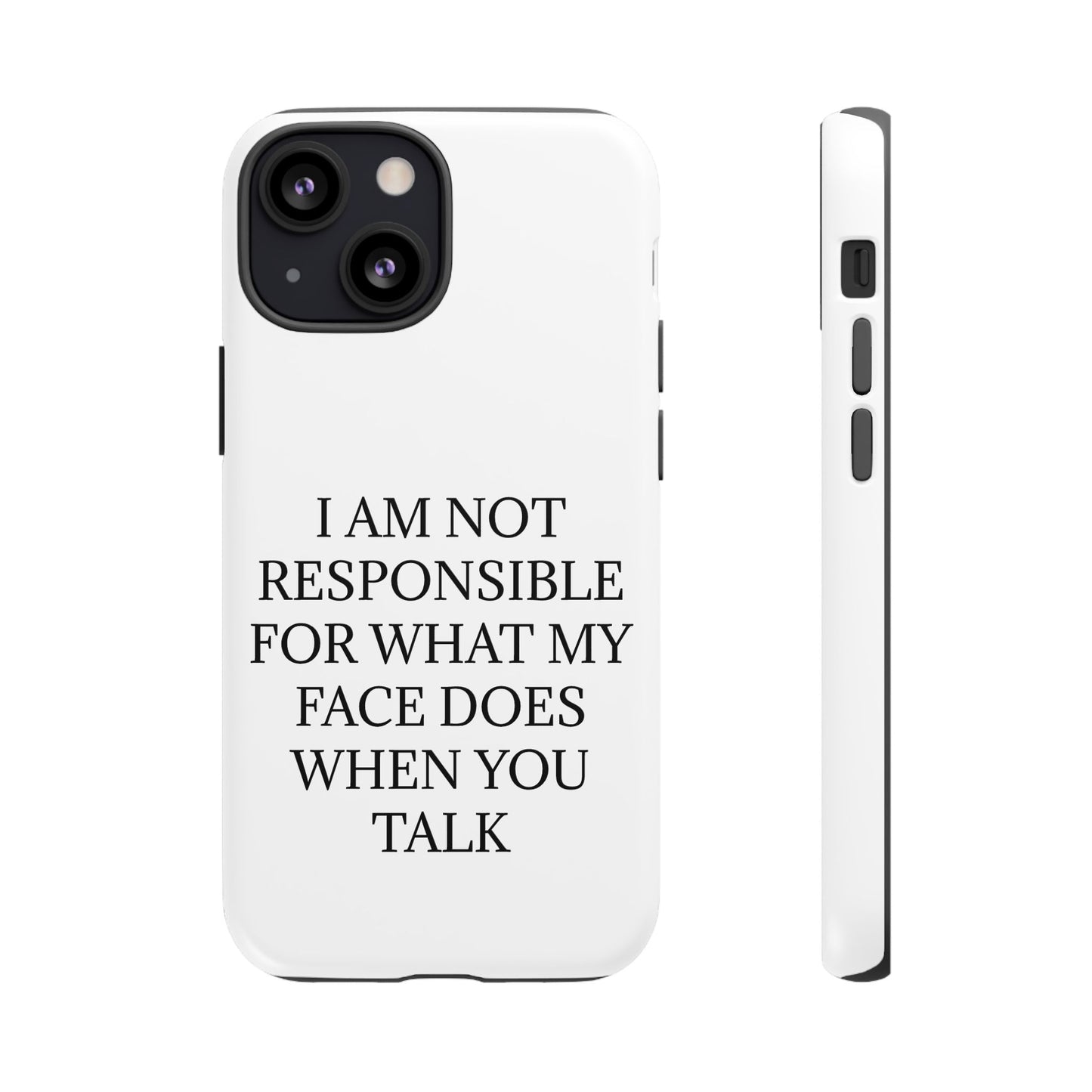 When You Talk iPhone Case