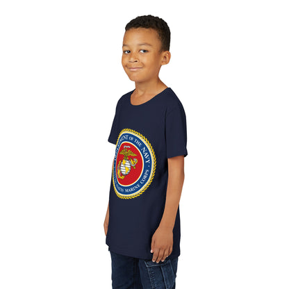 US Marine Corps Youth Unisex Short Sleeve Crewneck Tee