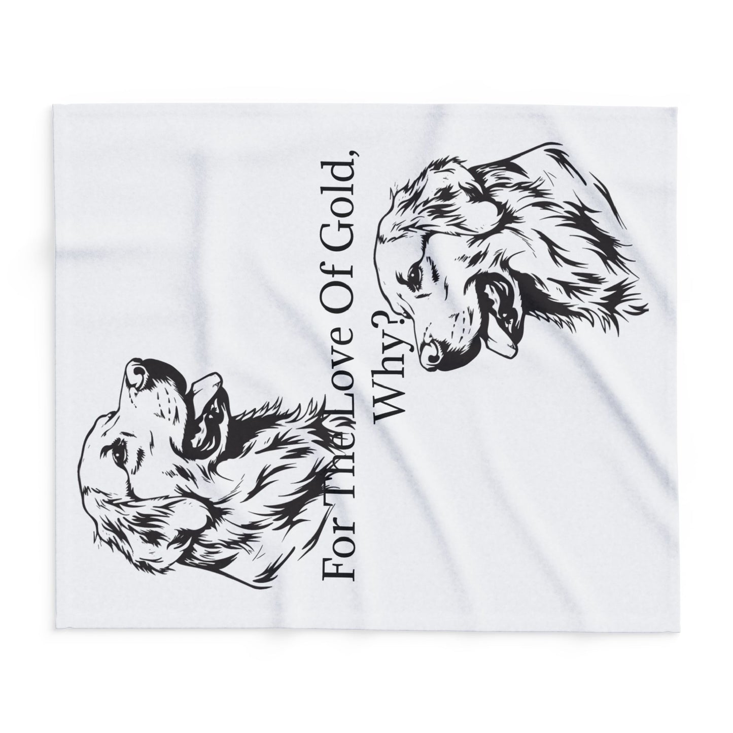 For The Love Of Gold Arctic Fleece Blanket