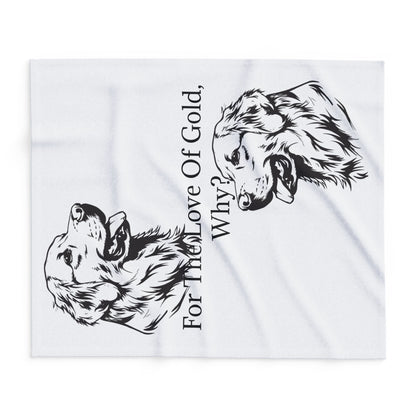 For The Love Of Gold Arctic Fleece Blanket