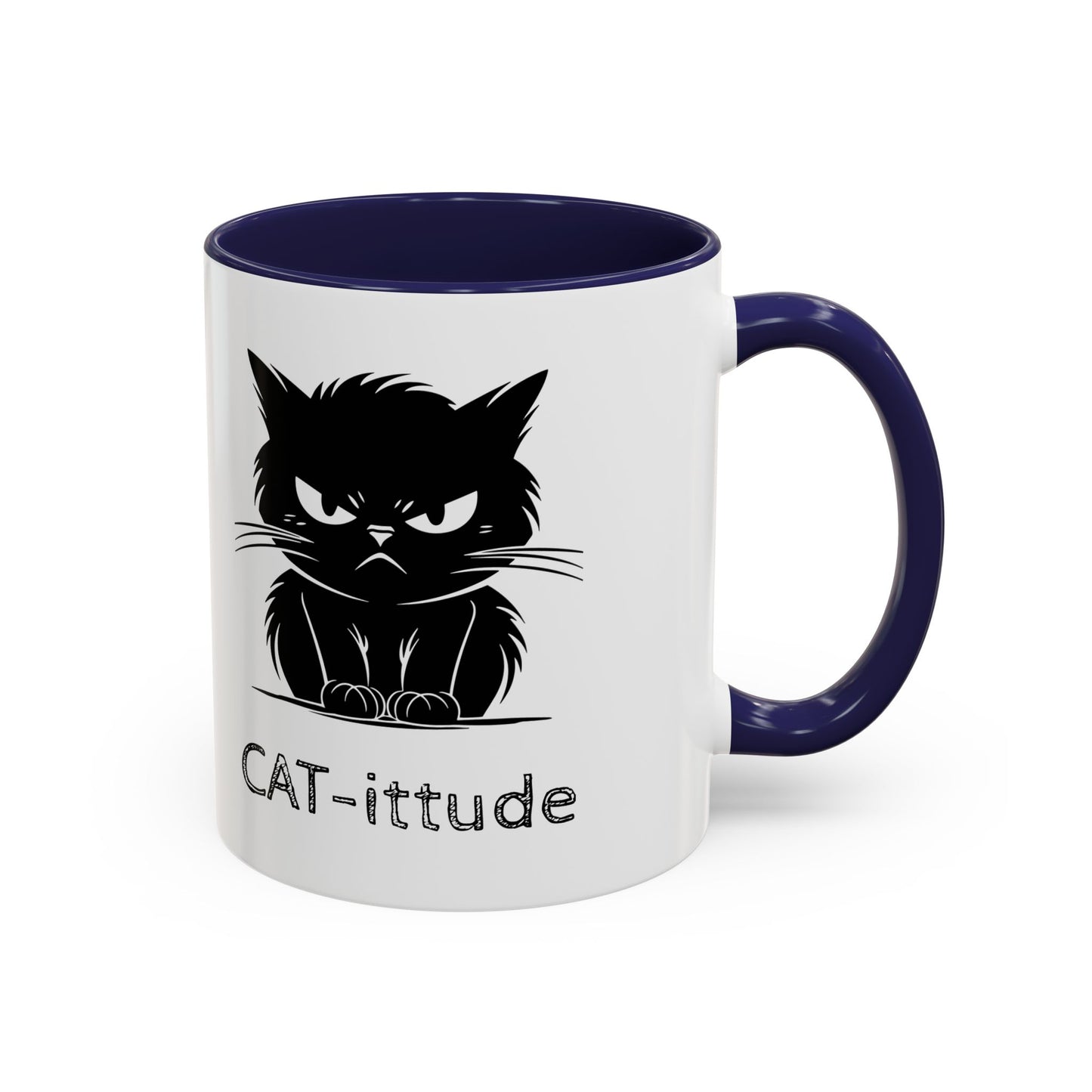 CAT-ittude 2-Tone Coffee Mug