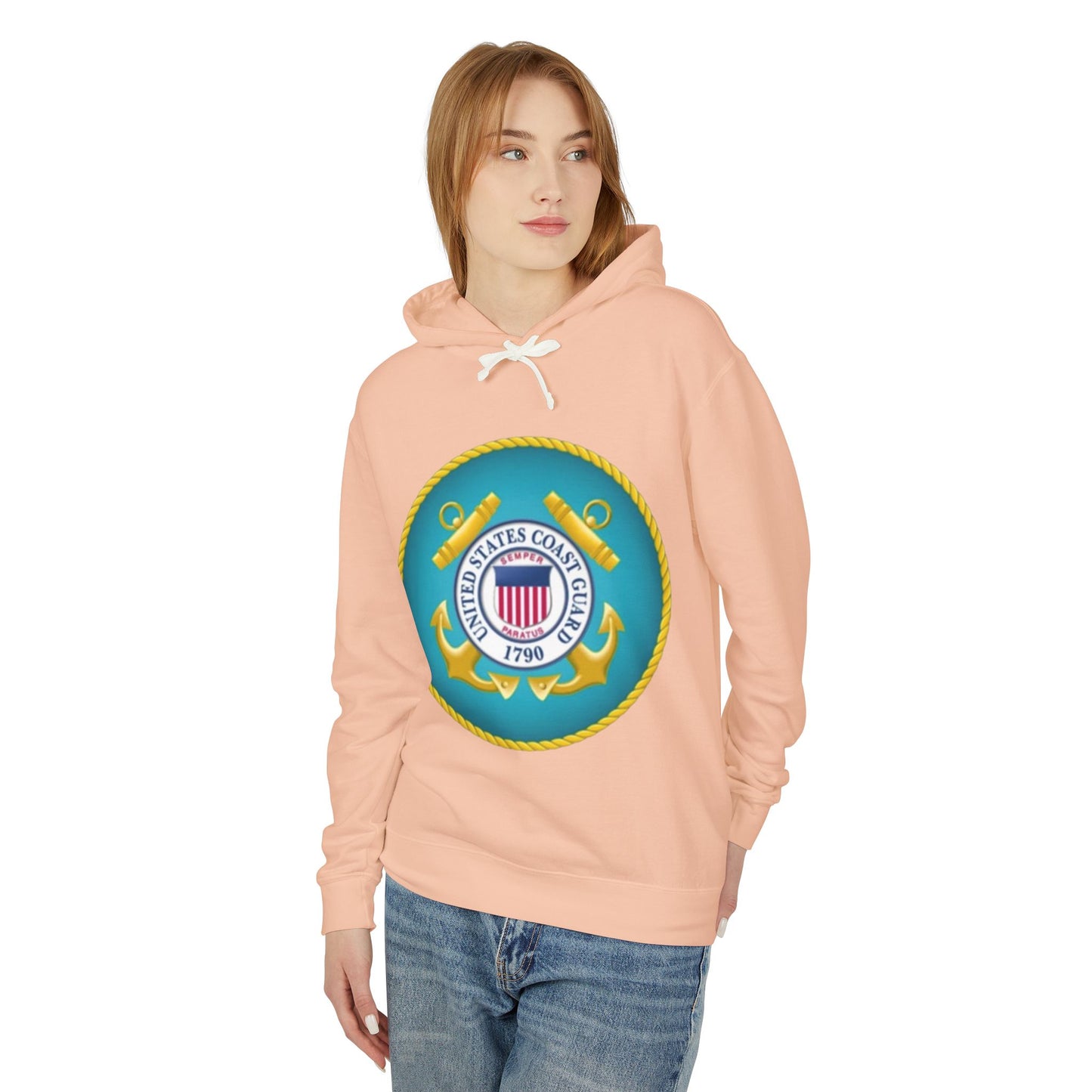 US Coast Guard Unisex Lightweight Hoodie