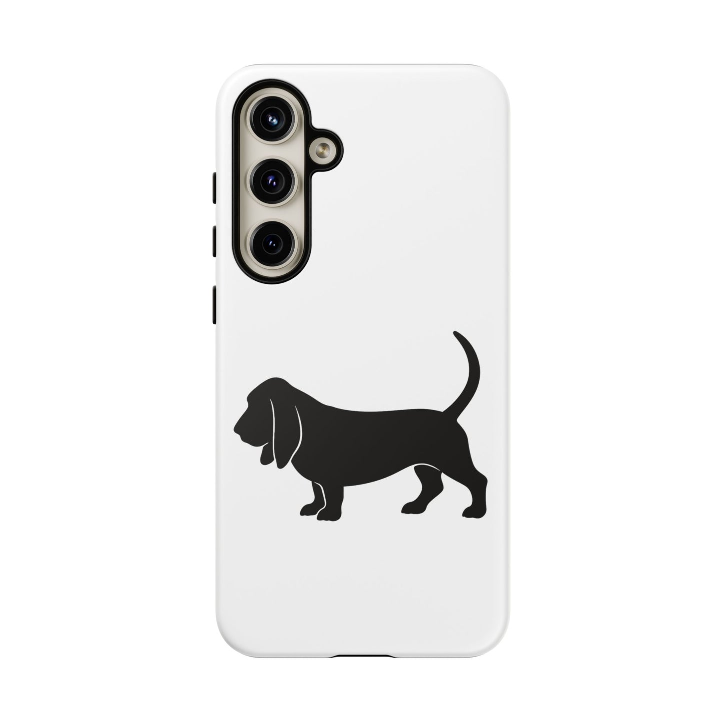 Basset Hound Silhouette Samsung Case