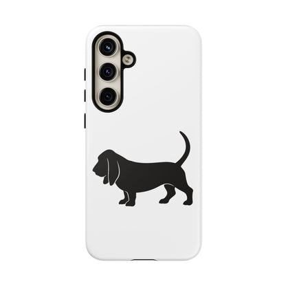 Basset Hound Silhouette Samsung Case