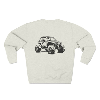 Off The Beaten Path Side By Side Unisex Crewneck Sweatshirt