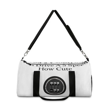 5 Speed How Cute Duffel Bag