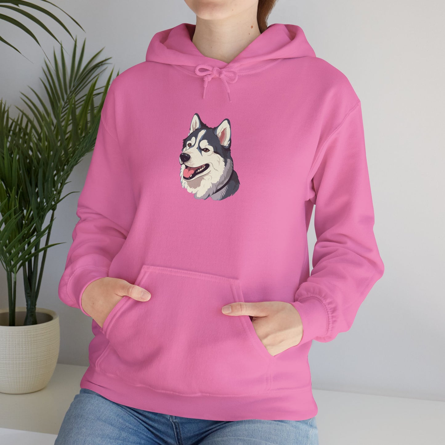 Malamute Head Unisex Hoodie