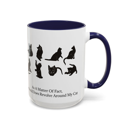 Matter Of Fact Cat 2-Tone Coffee Mug