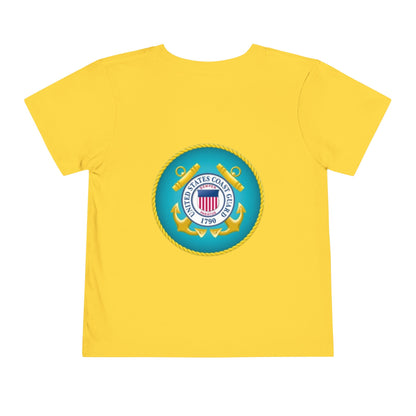 US Coast Guard Toddler Unisex Short Sleeve Crewneck Tee