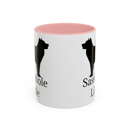 Sasshole Life 2-Tone Coffee Mug