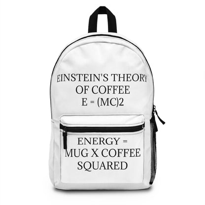 Einstein's Theory Of Coffee Backpack