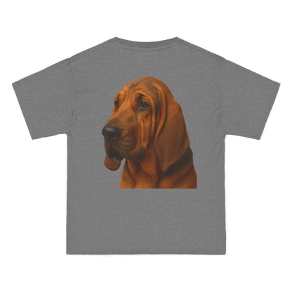 Bloodhound Head Men's Short-Sleeve Crewneck Tee