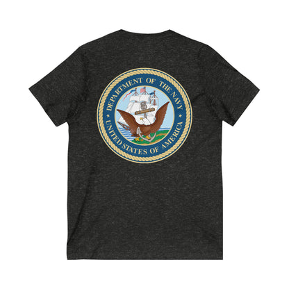 US Navy Unisex Short Sleeve V-Neck Tee