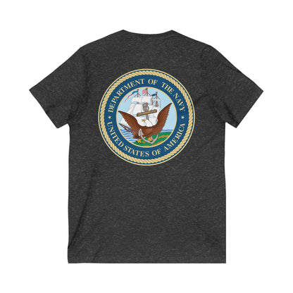 US Navy Unisex Short Sleeve V-Neck Tee