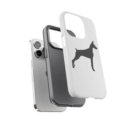 Doberman Silhouette iPhone Case