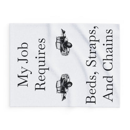 Beds, Straps, And Chains Arctic Fleece Blanket