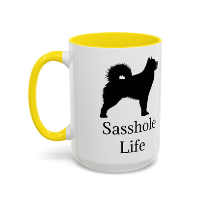 Sasshole Life 2-Tone Coffee Mug