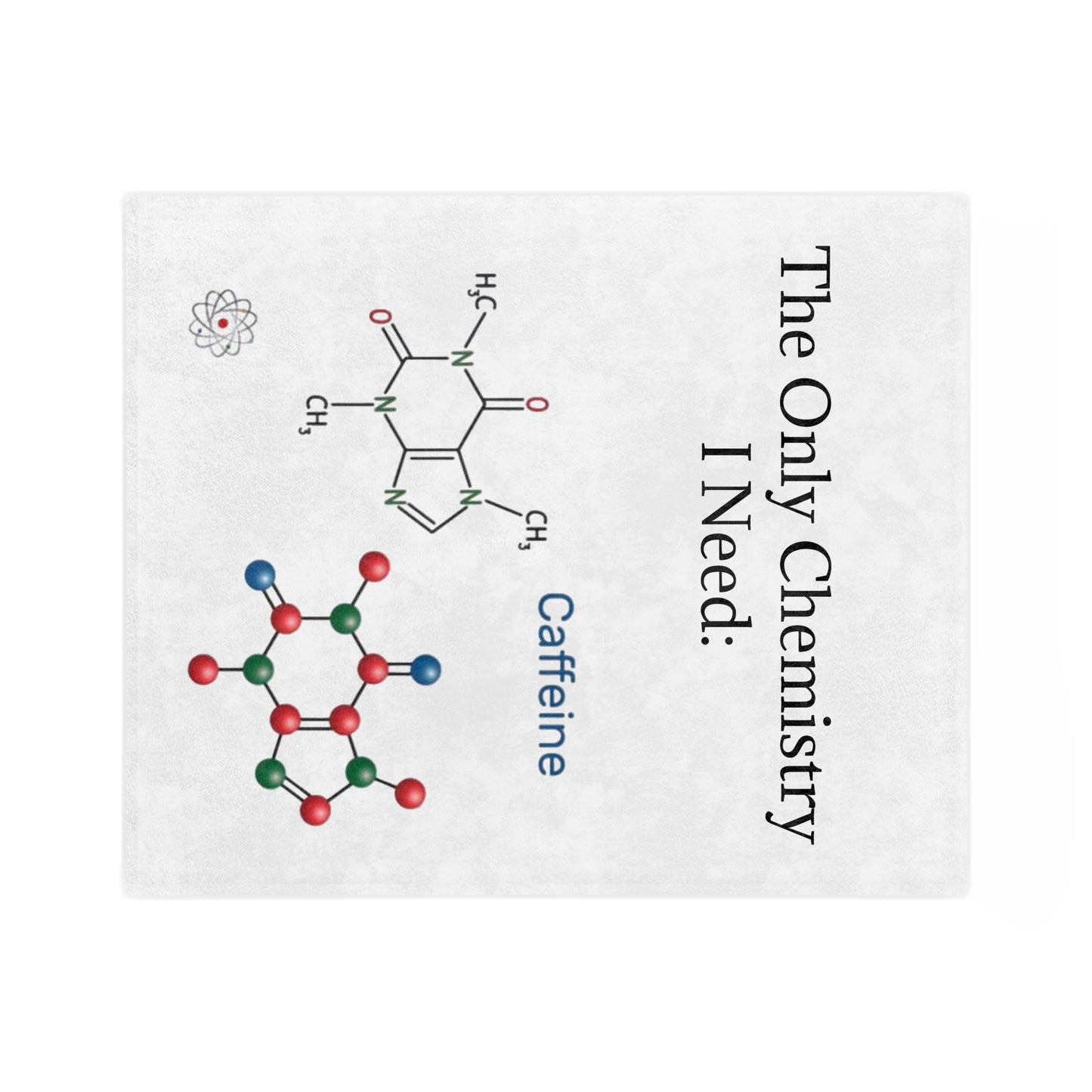 Chemistry Lesson Velveteen Microfiber Blanket