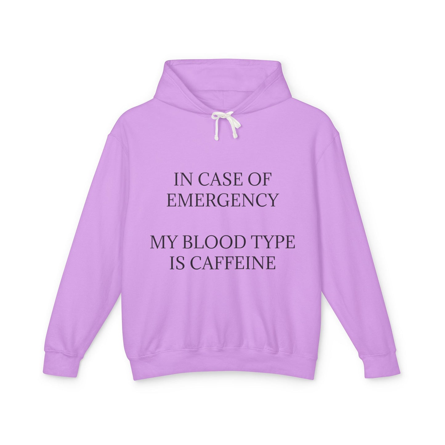 Blood Type Unisex Lightweight Hoodie