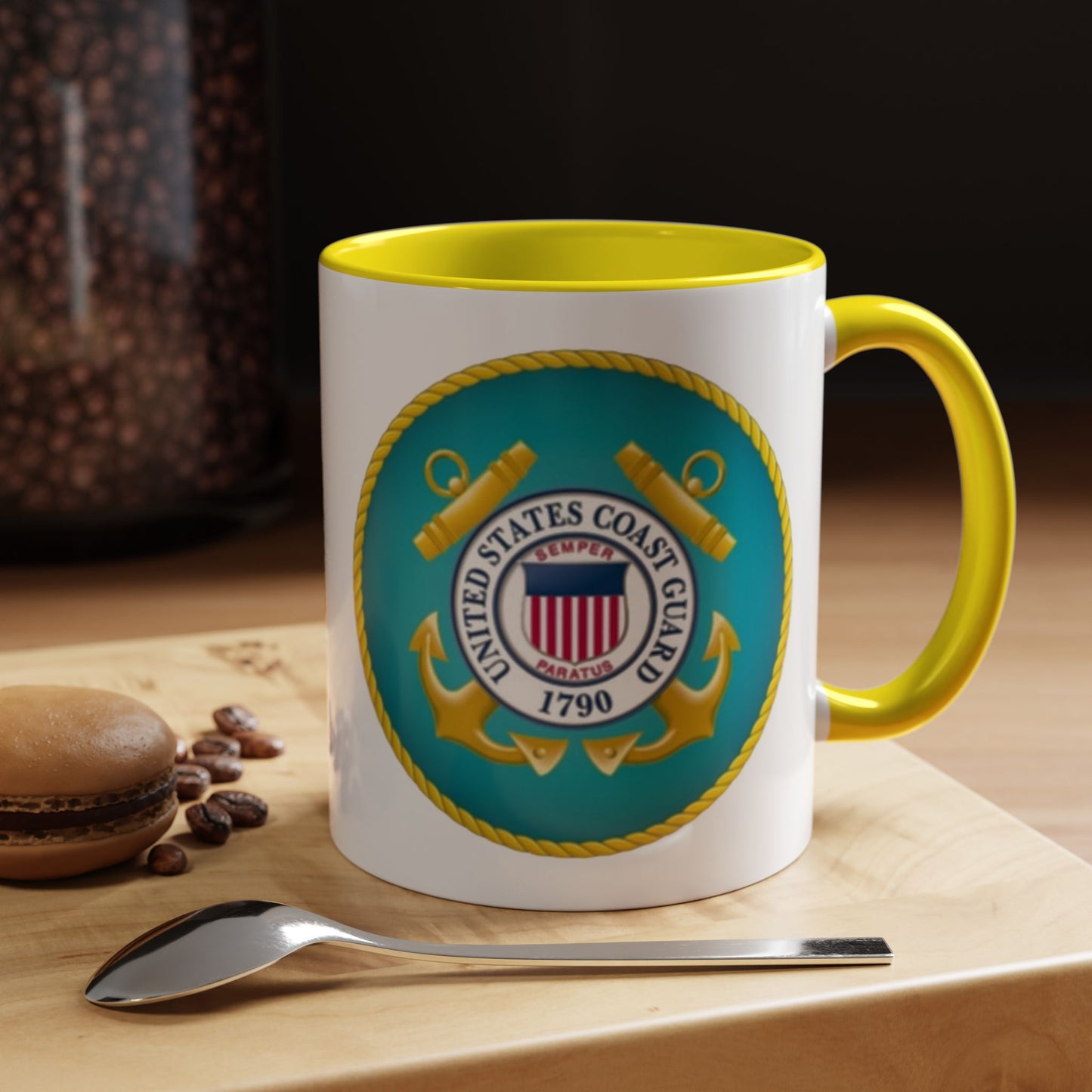 US Coast Guard 2-Tone Coffee Mug
