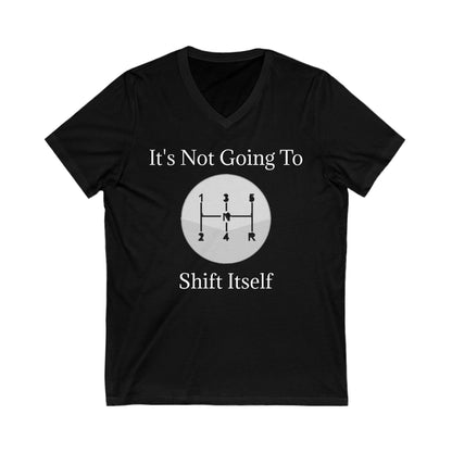 Shift Itself Unisex Short Sleeve V-Neck Tee