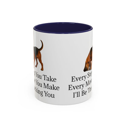 Tracking You 2-Tone Coffee Mug