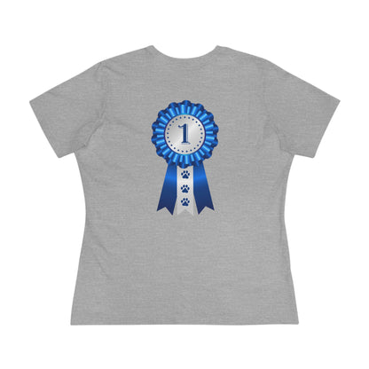 Show Ribbon Women's Short Sleeve Crewneck Tee