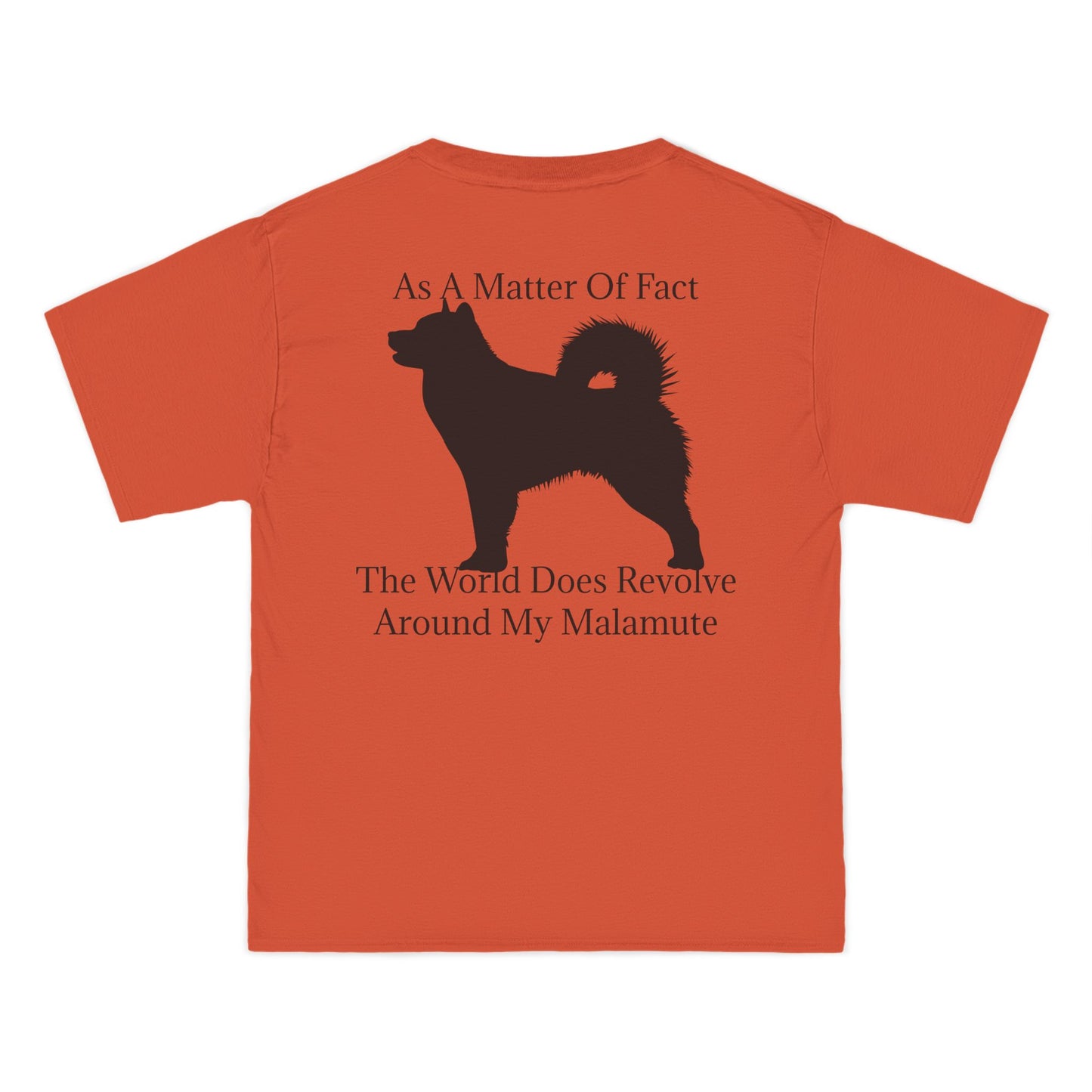 Matter Of Fact Malamute Men's Short-Sleeve Crewneck Tee