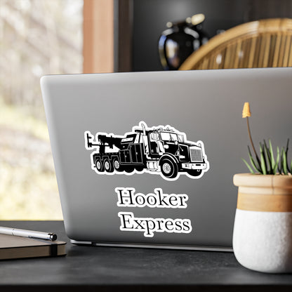 H**ker Express Heavy Tow Truck Vinyl Decal