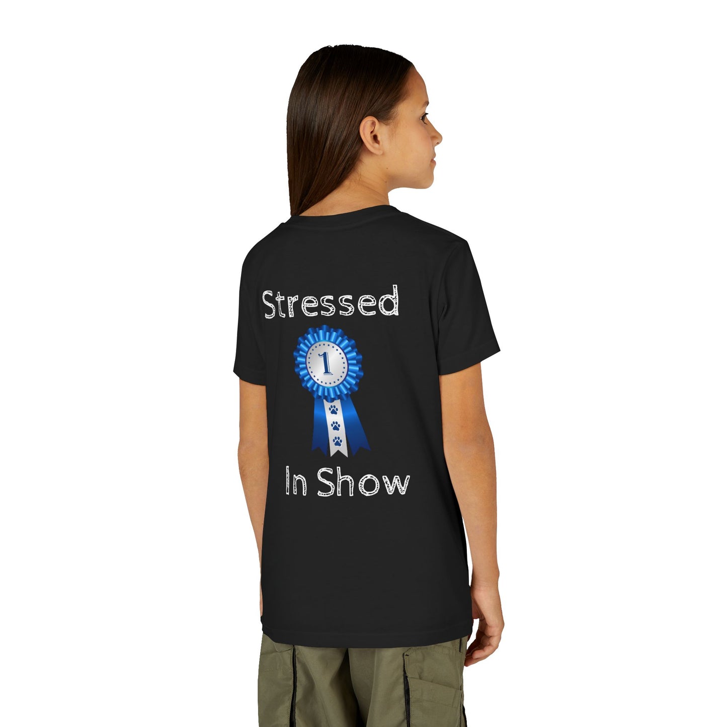 Stressed In Show Youth Unisex Short Sleeve Crewneck Tee