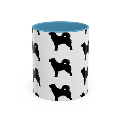 Malamute Silhouette 2-Tone Coffee Mug