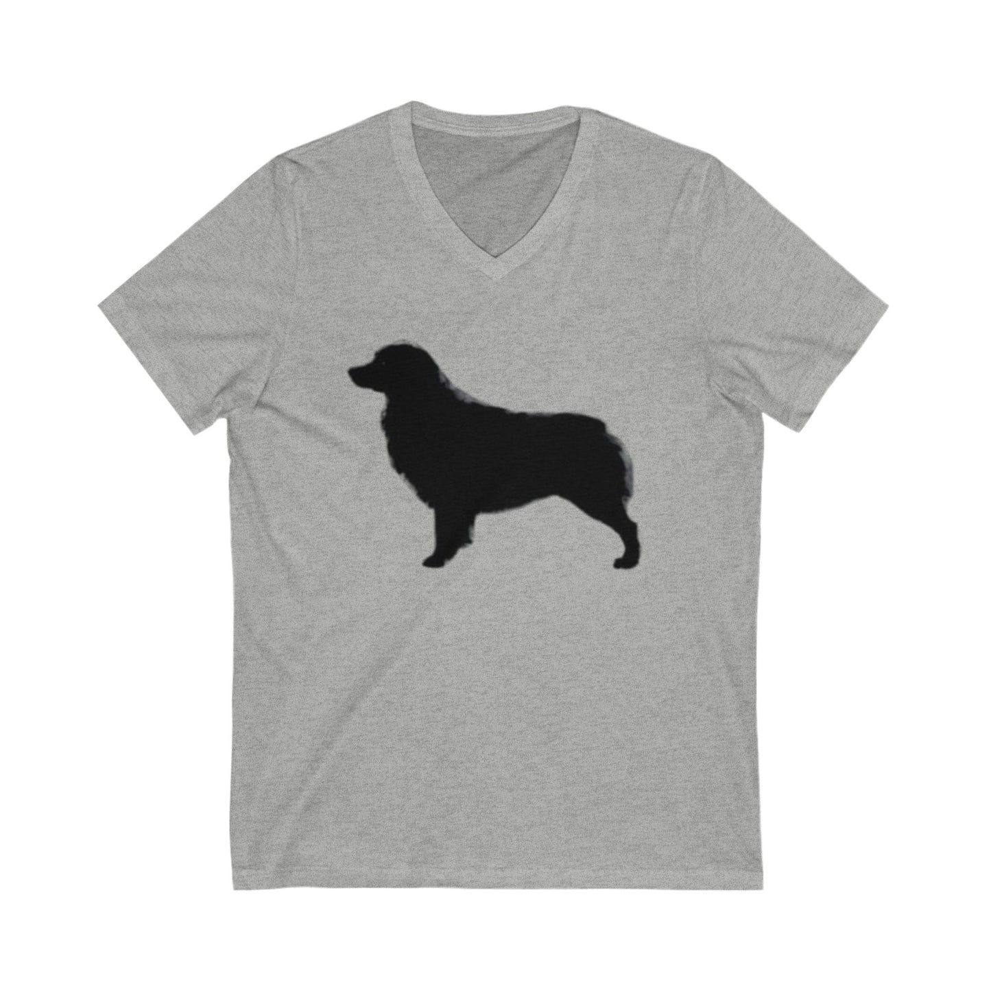 Aussie Silhouette Unisex Short Sleeve V-Neck Tee