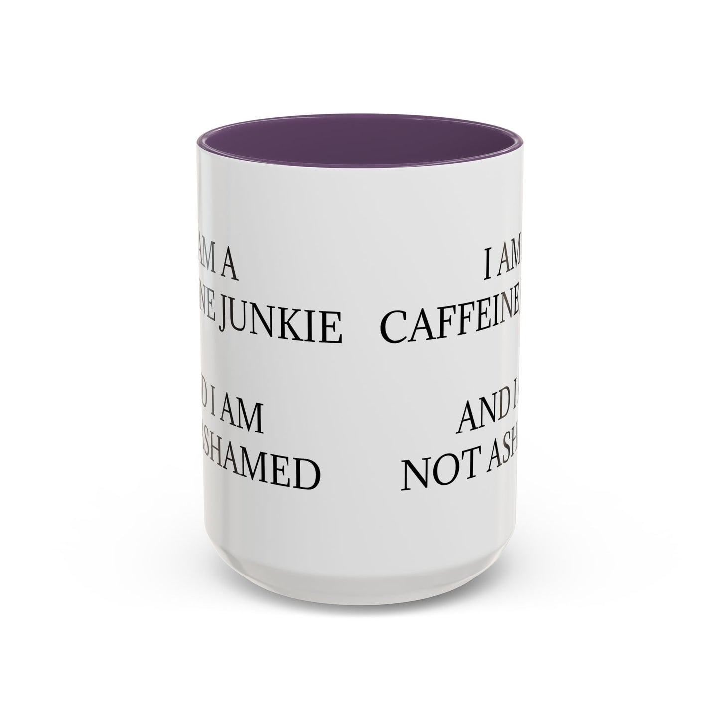 Caffeine Junkie 2-Tone Coffee Mug