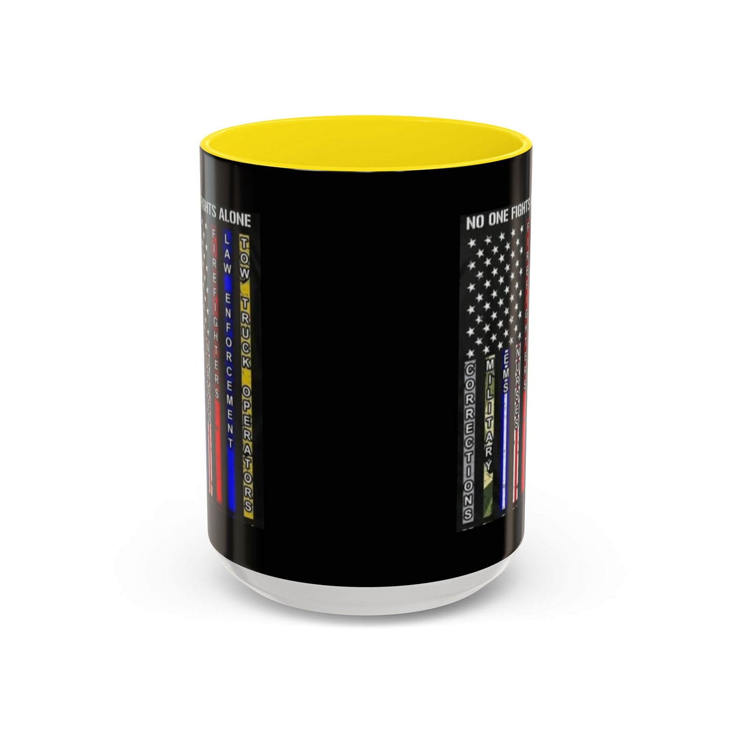 No One Fights Alone 2-Tone Coffee Mug