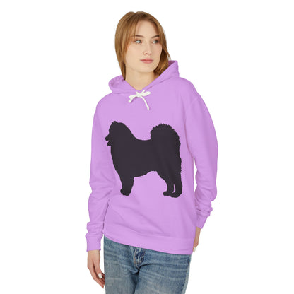 Samoyed Silhouette Unisex Lightweight Hoodie