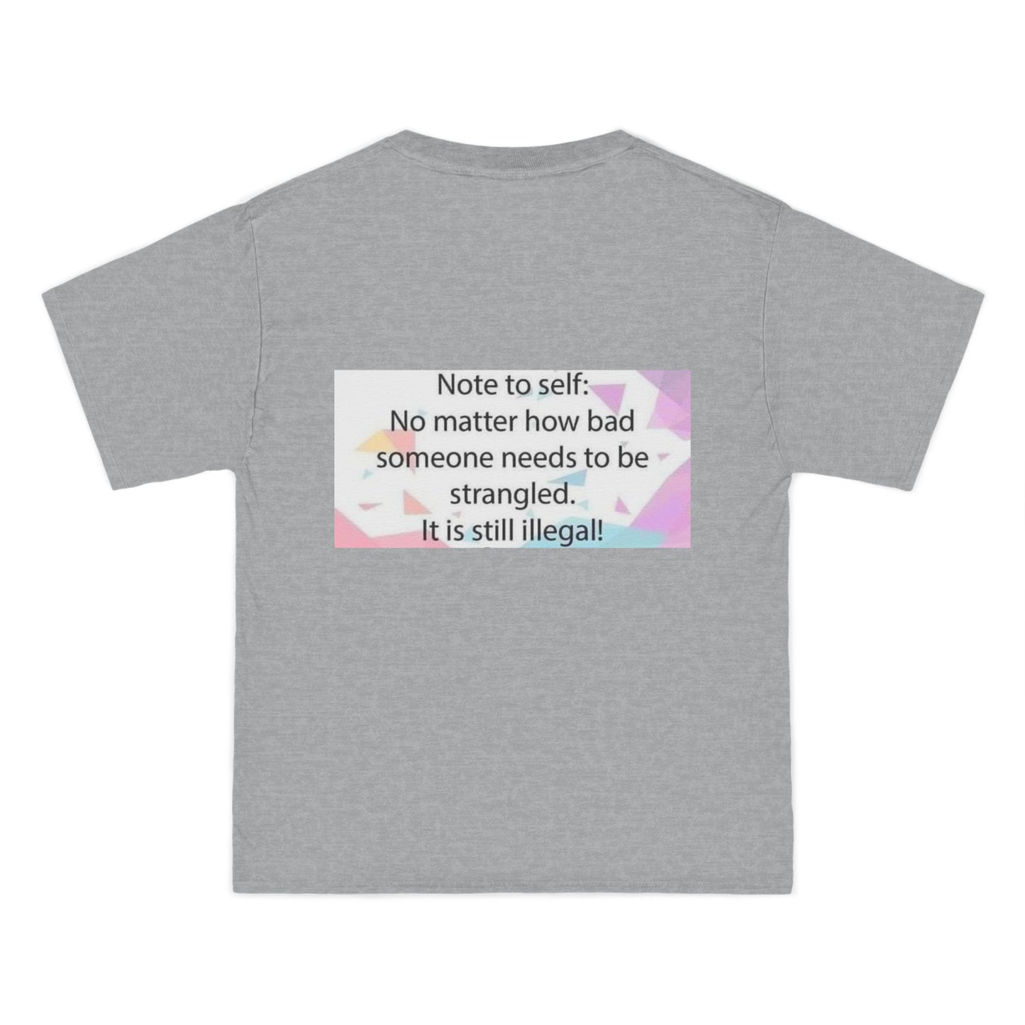 Note To Self Men's Short-Sleeve Crewneck Tee