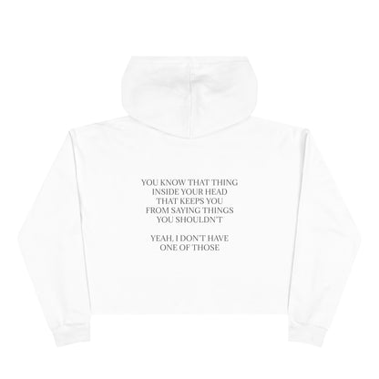 No Filter Women's Crop Hoodie