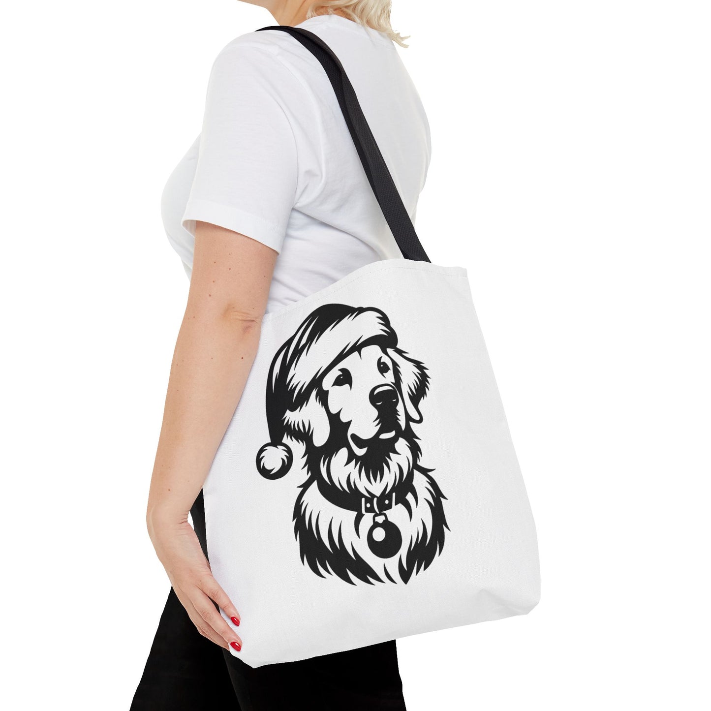 Santa Paws Golden Tote Bag