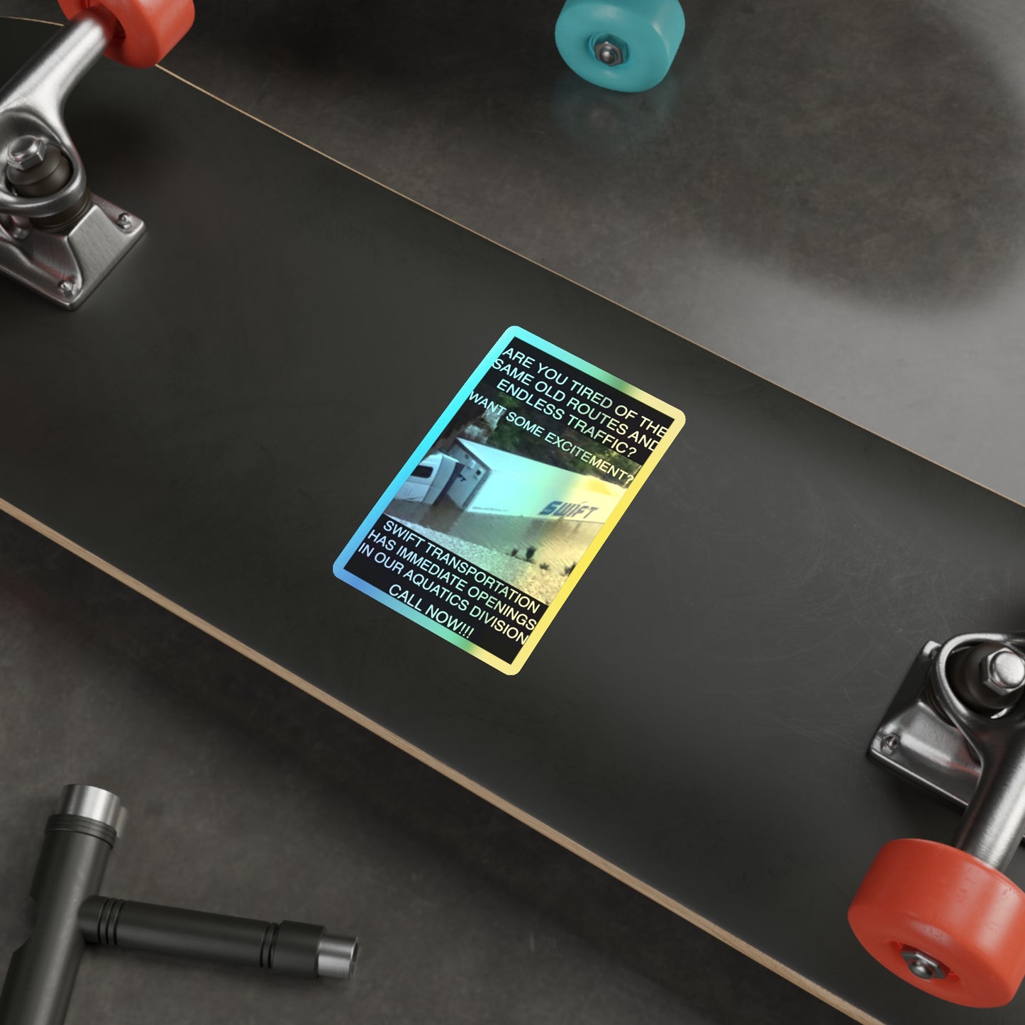 Swift Aquatics Holographic Sticker